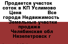 Продается участок 27,3 соток в КП«Услимово». › Цена ­ 1 380 000 - Все города Недвижимость » Земельные участки продажа   . Челябинская обл.,Нязепетровск г.